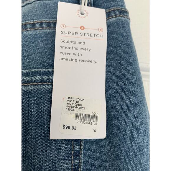 NWT Lane Bryant Embellished Super Stretch Skinny Jeans 16 - Picture 8 of 16